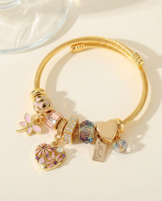 Pandora Inspired Charms Bracelet