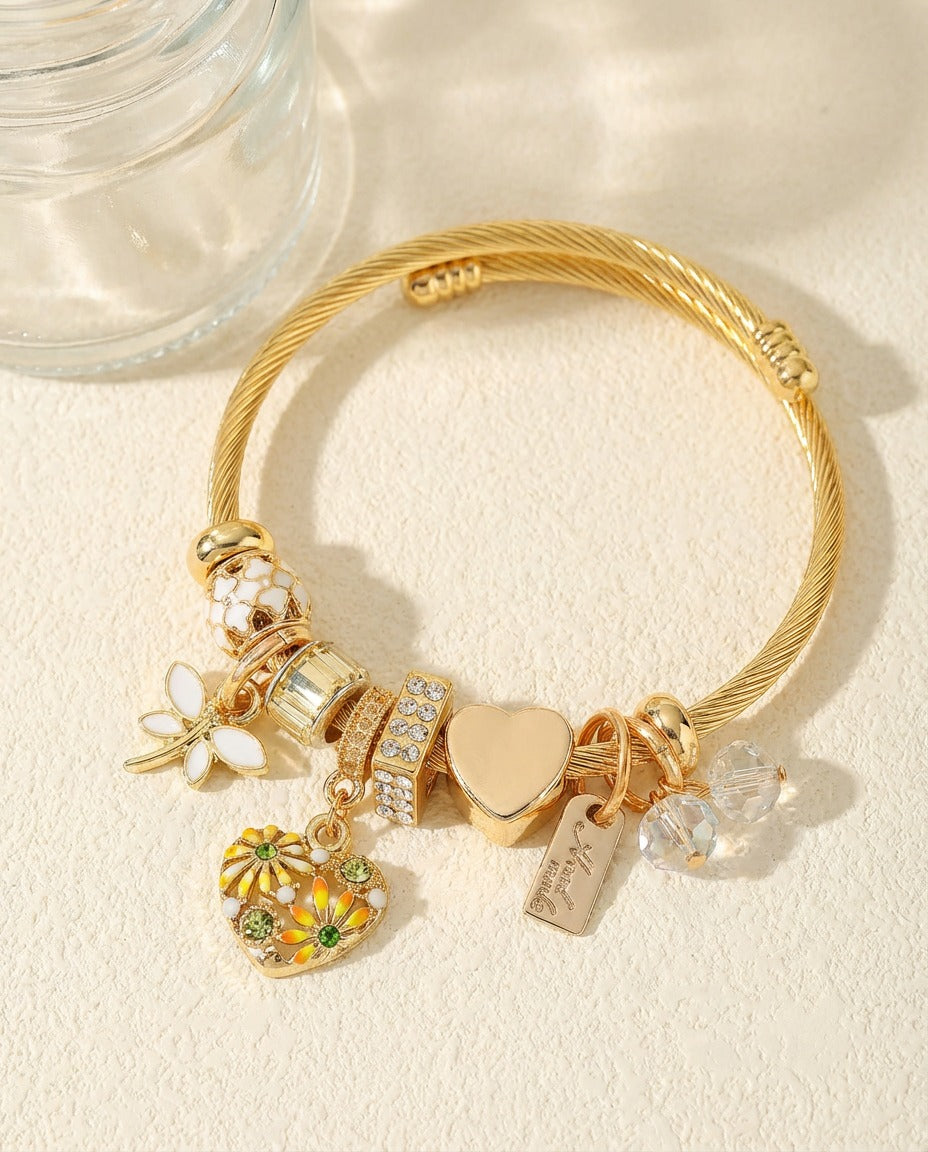 Pandora Inspired Charms Bracelet