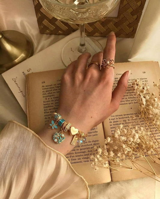 Pandora Inspired Charms Bracelet